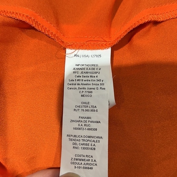 Zingara Orange Layered Look Maxi Dress Size 2 - Picture 5 of 6